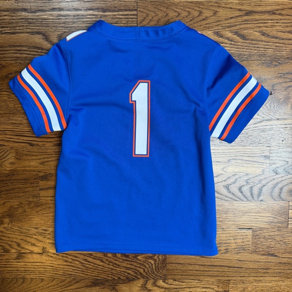 Jordan Kids Royal Blue Florida Gators #1 Football Game Jersey Size 4T - Picture 13 of 13